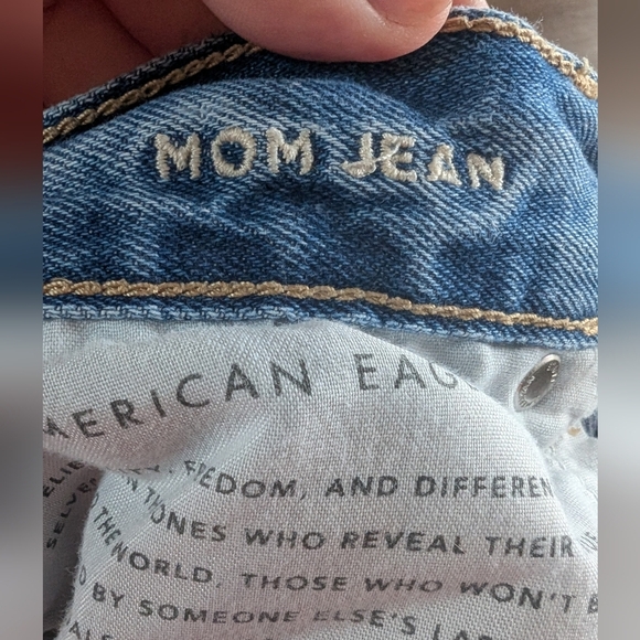 American Eagle Outfitters Blue Distressed Jeans - Picture 7 of 12
